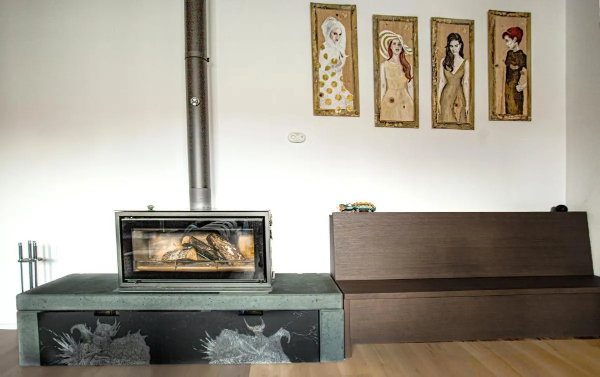 Image 4 of Contemporary apartment with fireplace & terrace