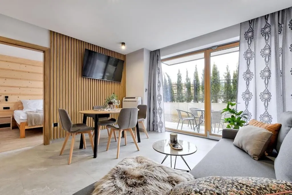 Image 1 of Two Bedroom Apartment with Terrace- Tatra View – Księżycowe Apartamenty SPA – 24i