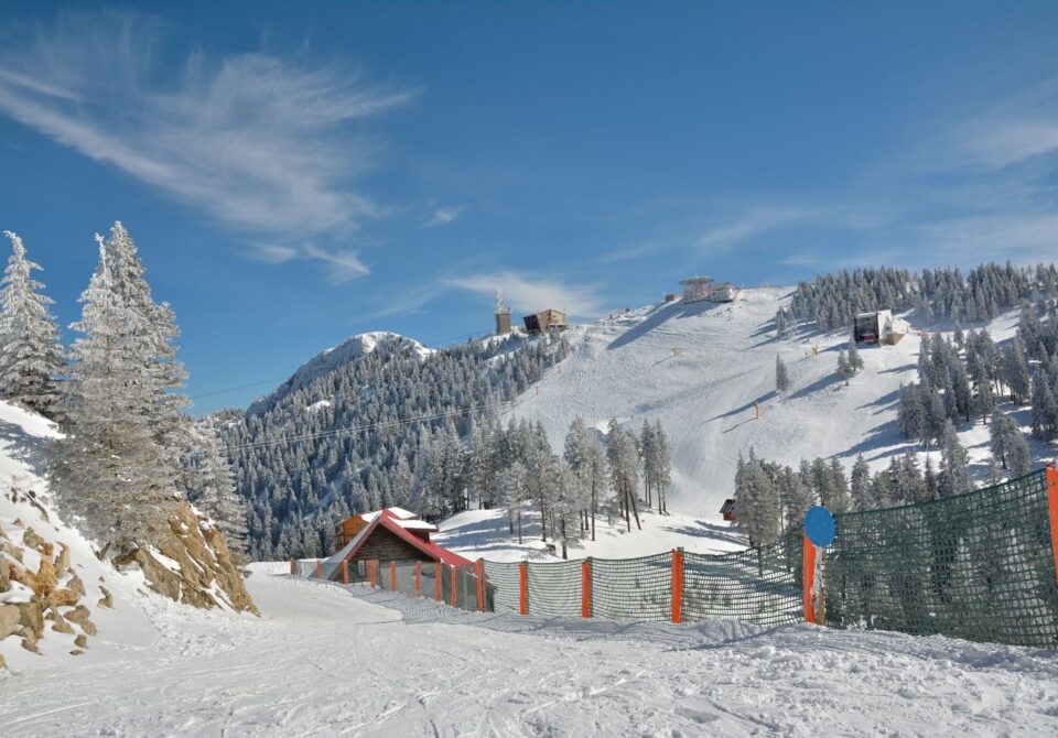 Skiing in Poiana Brasov, Romania